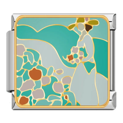 Feminine Beauty & Lifestyle Italian Charms — Woman, Stiletto, Lips, Be Nice & Cocktail Links