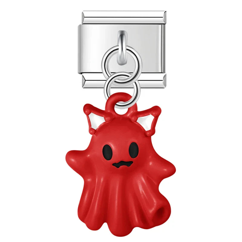 Colorful Demon Ghost charms