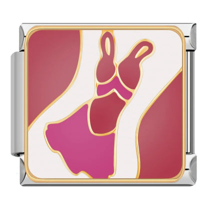 Feminine Beauty & Lifestyle Italian Charms — Woman, Stiletto, Lips, Be Nice & Cocktail Links