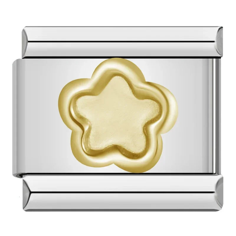 Daisy Heart Flower Butterfly Cross  DJ001