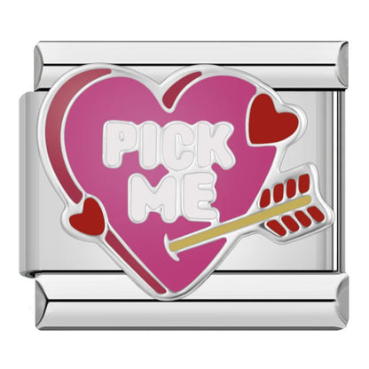 Feminine Beauty & Lifestyle Italian Charms — Woman, Stiletto, Lips, Be Nice & Cocktail Links
