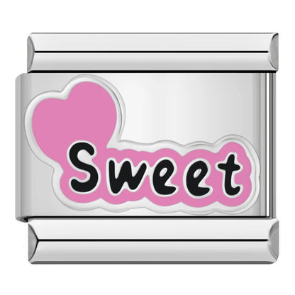 Feminine Beauty & Lifestyle Italian Charms — Woman, Stiletto, Lips, Be Nice & Cocktail Links