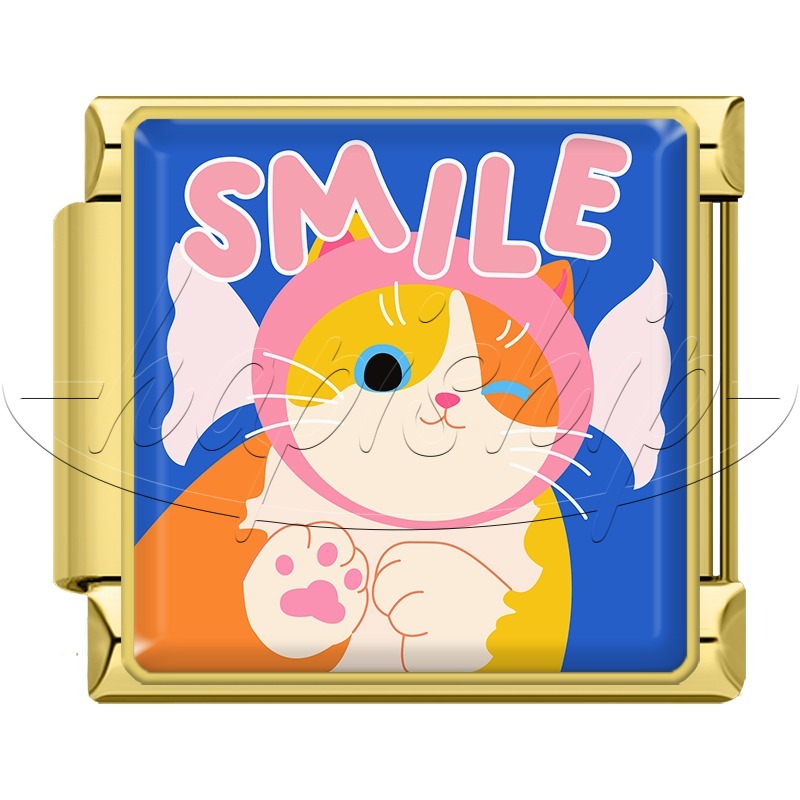 Golden Sweet Kind Happy Cat TZ187-Gold