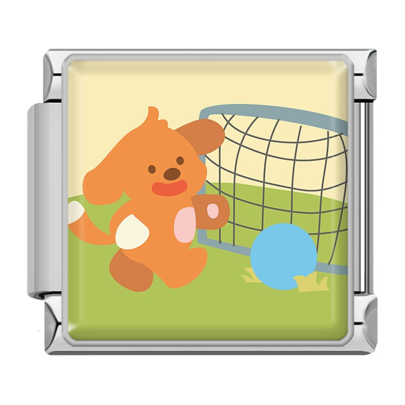 Animals Cat Dog Bear Mouse  TZ135-Silver