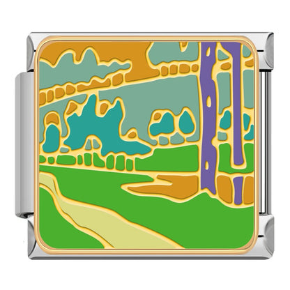 Picturesque Vacation & Scenery Italian Charms — Landscape, Seaside & Ice Cream Bracelet Links
