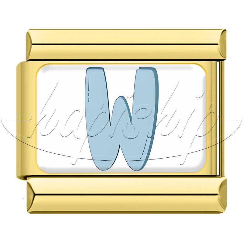 Golden Colorful 26 English Letters TZ037-Gold