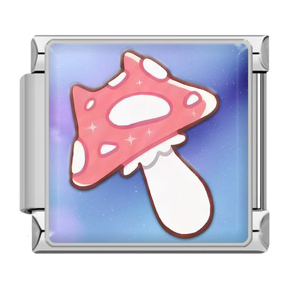 Dreamy Space & Sweets Italian Charms — Kawaii Moon, Saturn, Star Cookie, Macaron & Mermaid Links