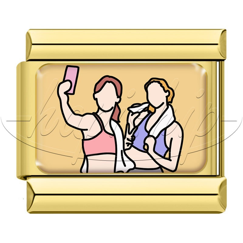 Golden Forever Friendship Cheers  TZ018-Gold