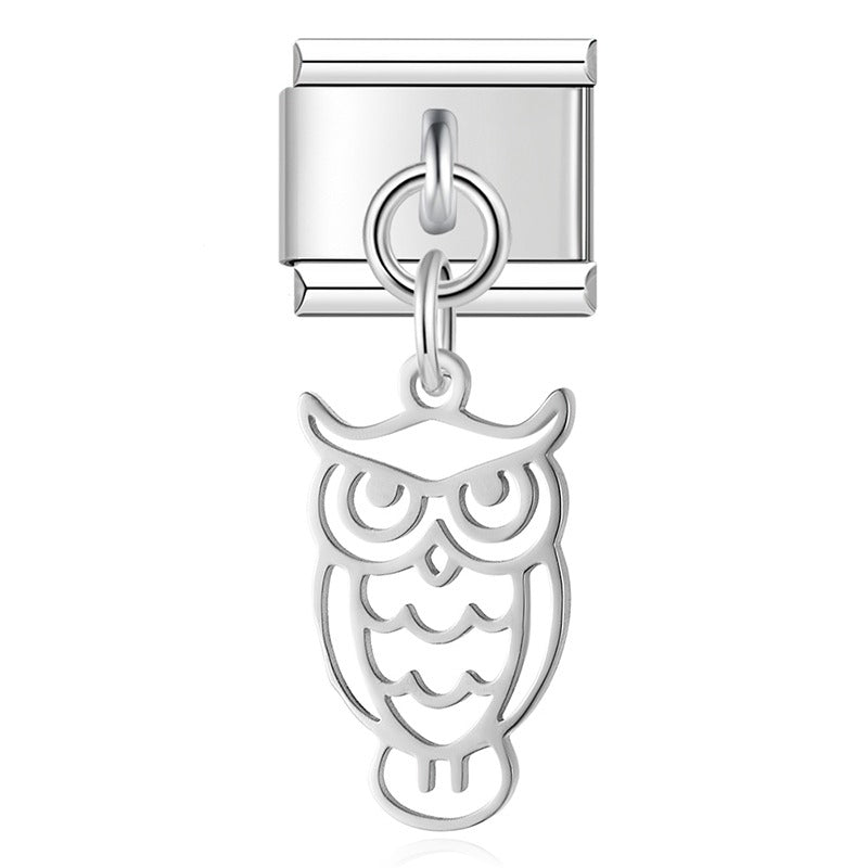 Animals themed italian charms gold&silver
