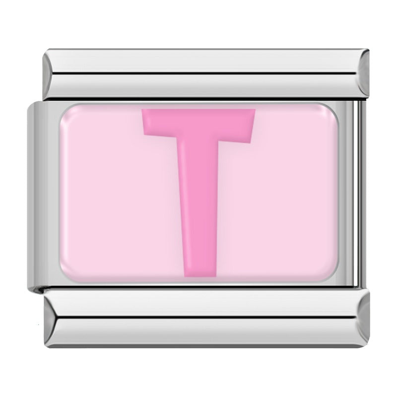 Pink 26 English Letters TZ066