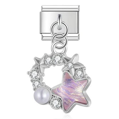 Enamel Lemon & Citrus Fruit Dangle Charm for Charm Bracelets