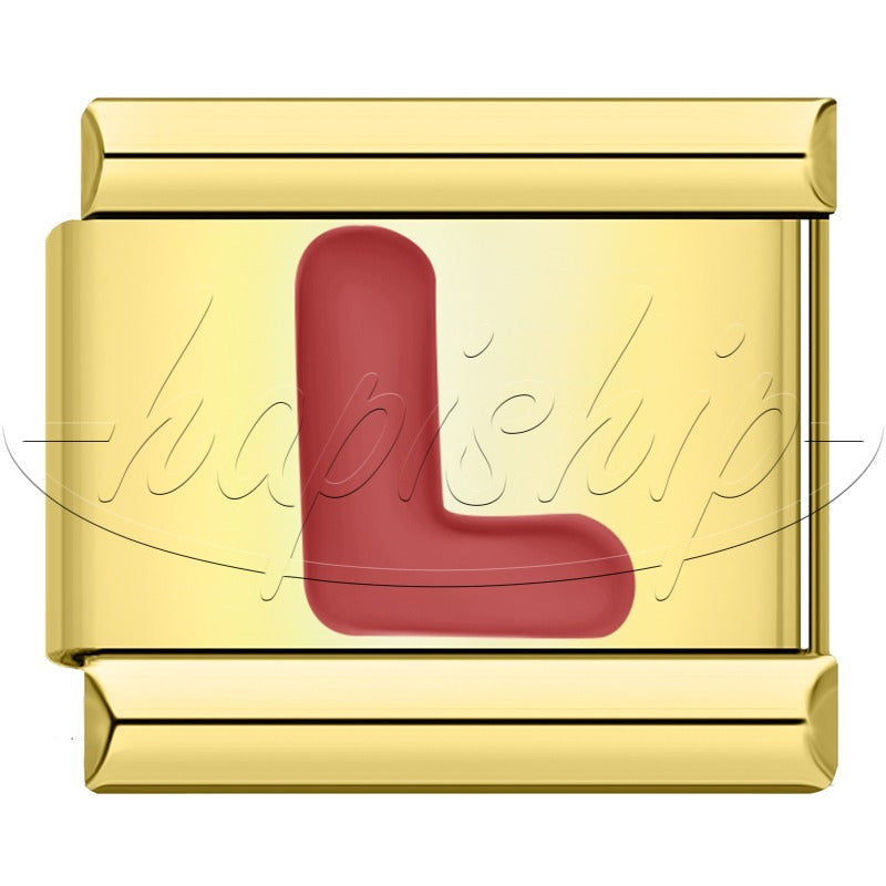 Golden Red 26 Letters A-Z  DJ1666