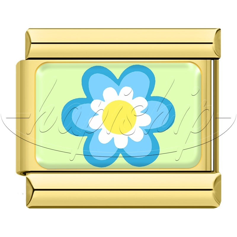 Golden Colorful Flower TZ020-Gold