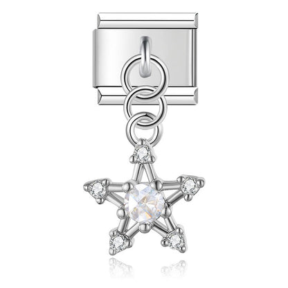 Enamel Mermaid & Ocean Fantasy Dangle Charm for Charm Bracelets