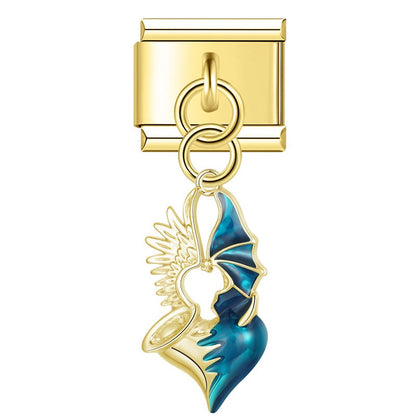 Enamel Hot Air Balloon Dangle Charm