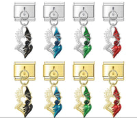 Enamel Hot Air Balloon Dangle Charm