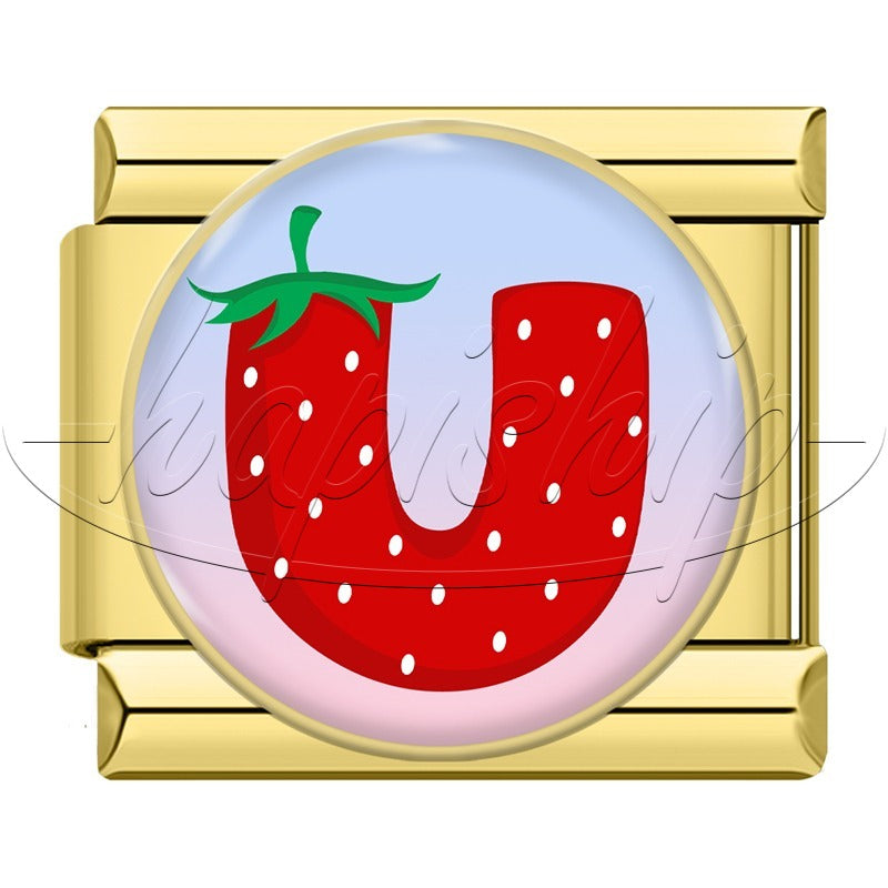 Strawberry 26 Letter TZ171-Gold