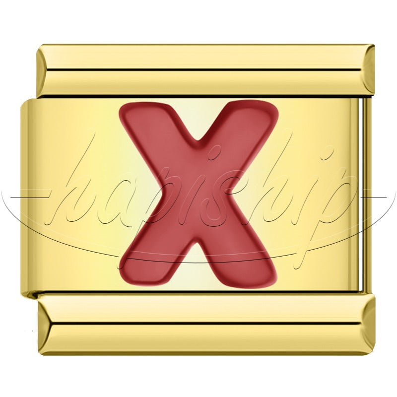 Golden Red 26 Letters A-Z  DJ1666