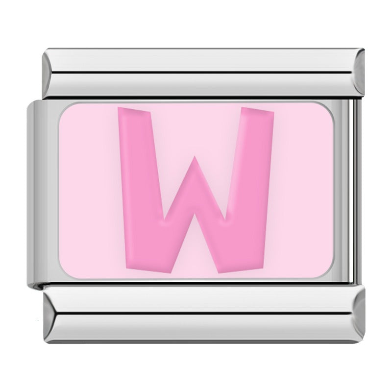 Pink 26 English Letters TZ066