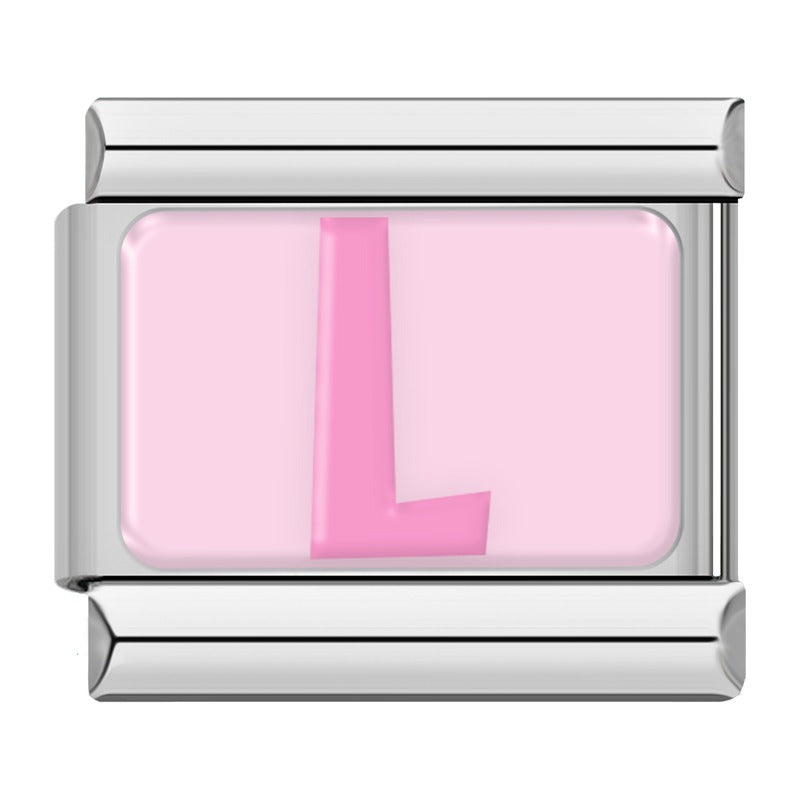 Pink 26 English Letters TZ066