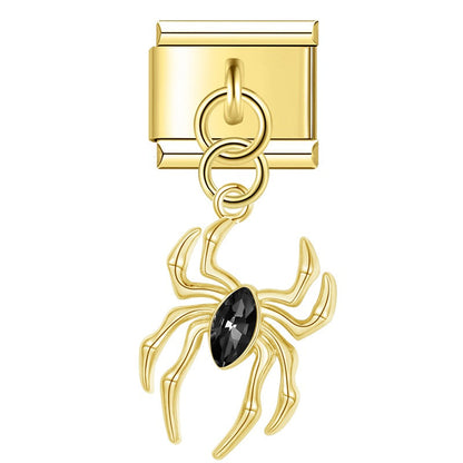 Enamel Flamingo & Tropical Bird Dangle Charm for Charm Bracelets