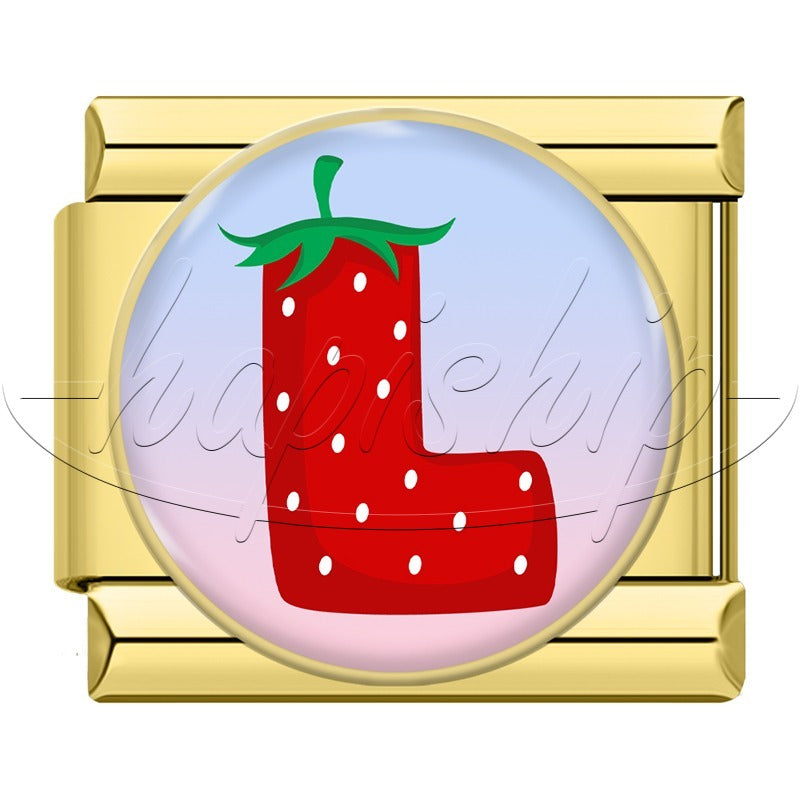 Strawberry 26 Letter TZ171-Gold