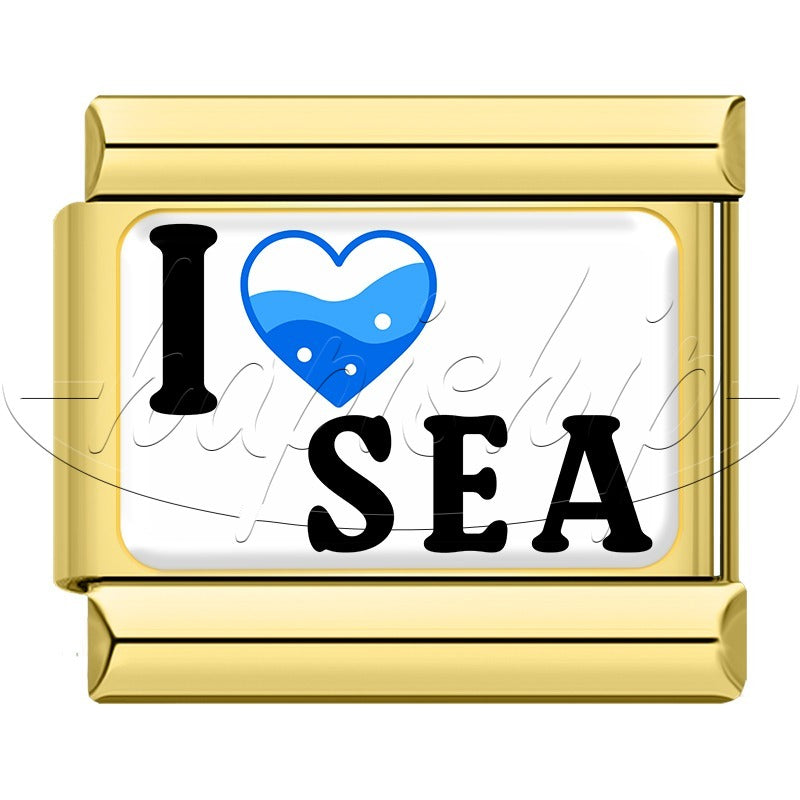 Golden I Love Travel Candy Music  TZ180-Gold