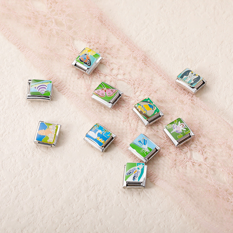 Flower Fairy Dragonfly Cicada Snail  DJ1746