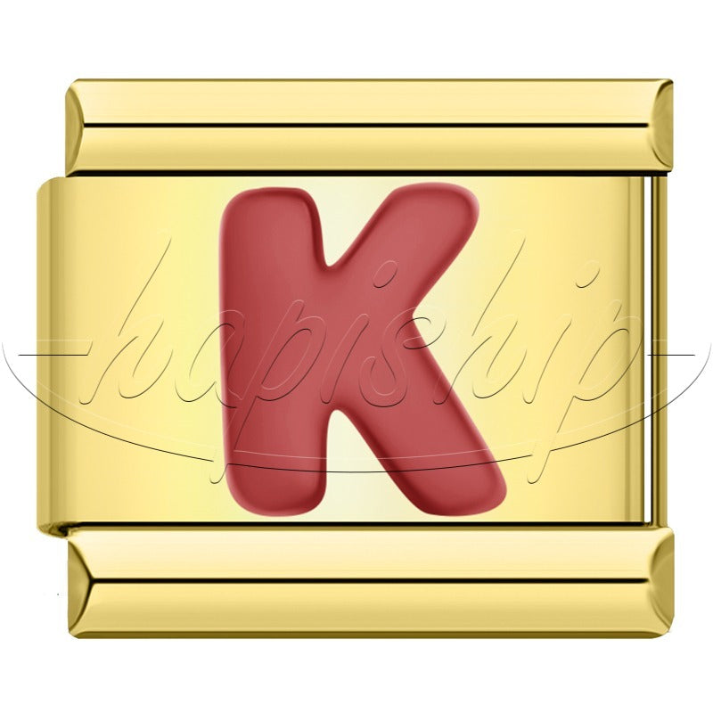 Golden Red 26 Letters A-Z  DJ1666