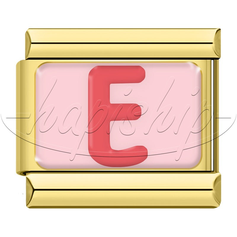 Golden Red 26 English Letters  TZ065