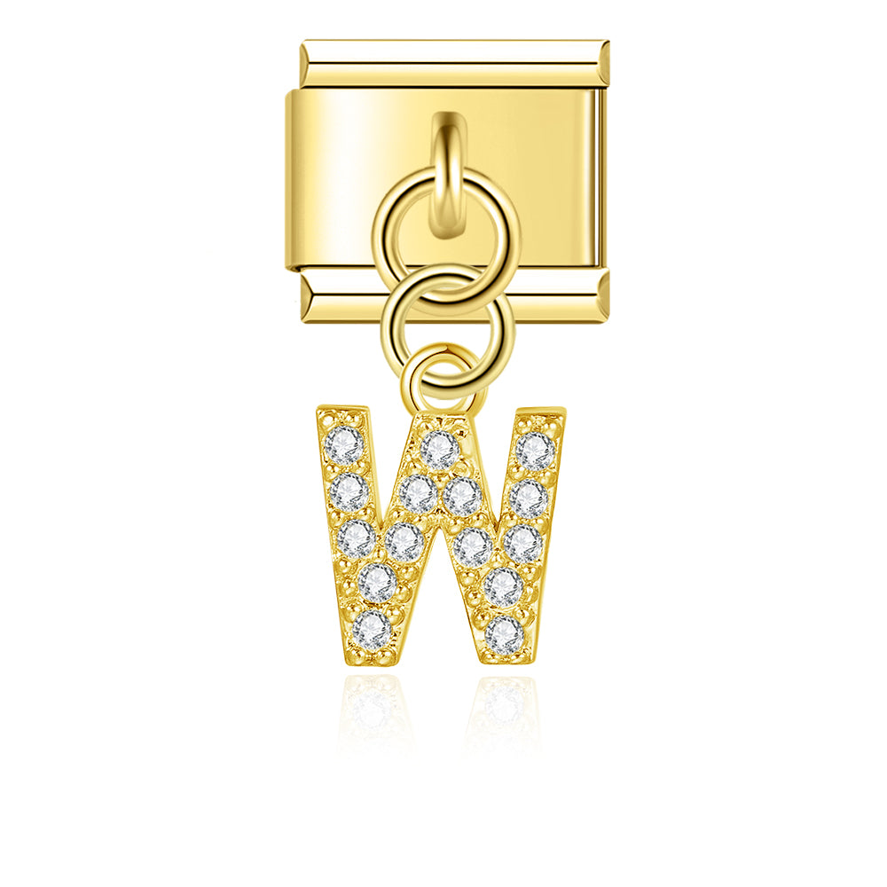 gold / silver  Letters charms  DJ2293