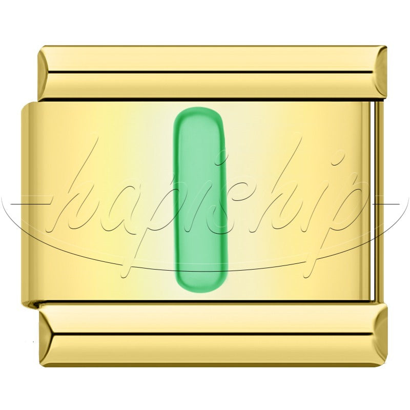 Golden Green 26 Letter DJ2024
