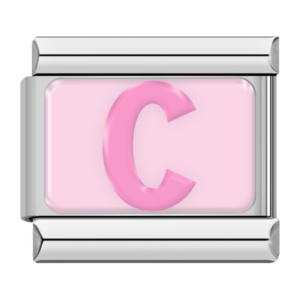 Pink 26 English Letters TZ066