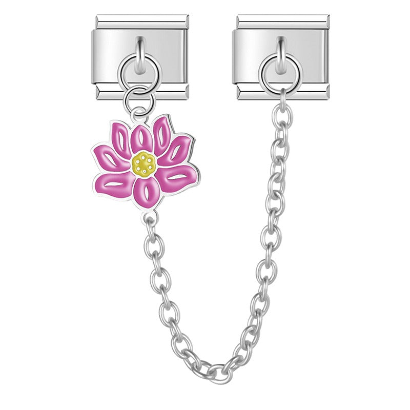 Colors Lotus Flower Fan Chain DJ1715