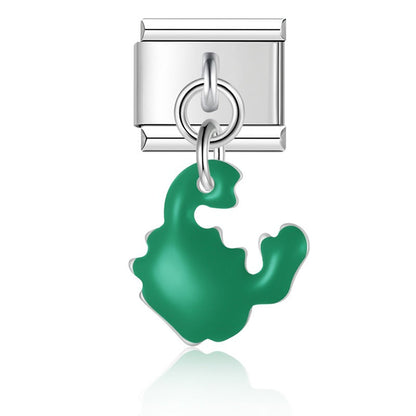 Twisted Metal Rope Single Link Charm