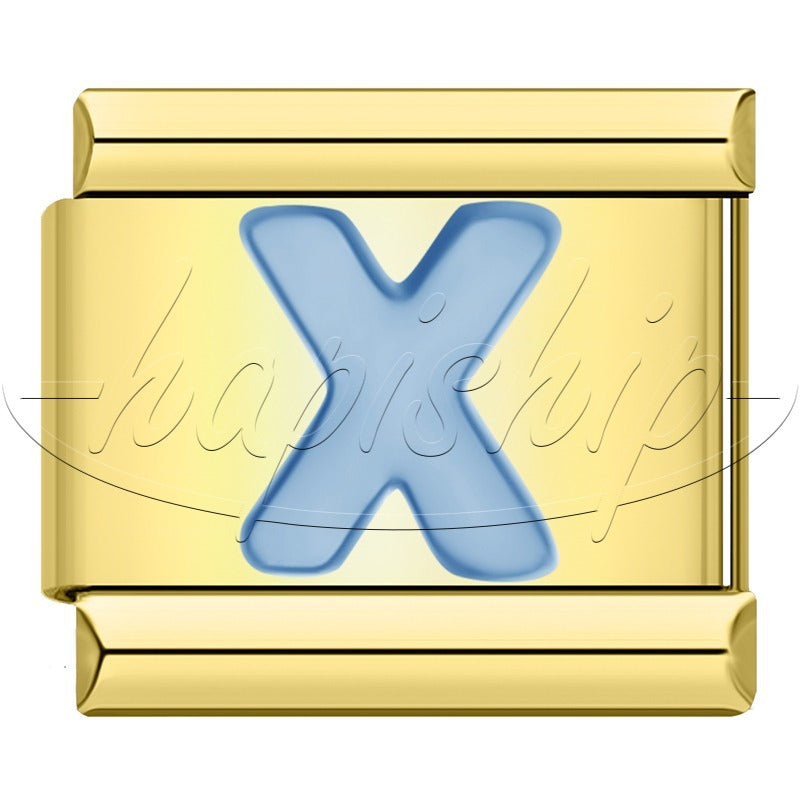 Golden Blue 26 Letter DJ1821