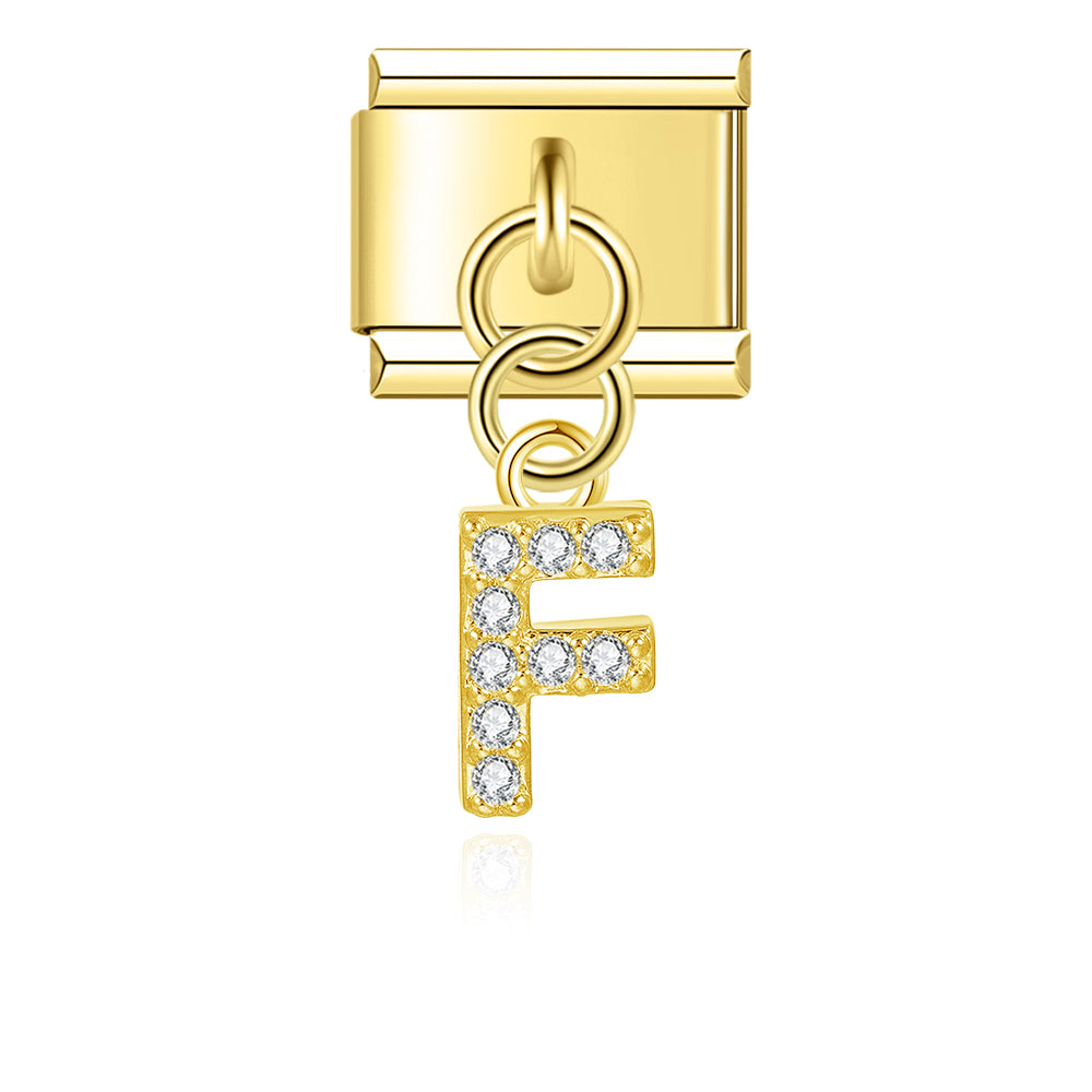 gold / silver  Letters charms  DJ2293