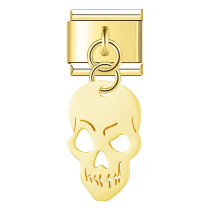 Edgy Spooky Silhouette Dangle Charm