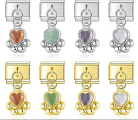 The Cat Claw Dangle Charm in Silver & Gold