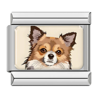 Cats & Dogs Charm – Italian charm bracelet charm, design 6 of 6, by Charmtastic