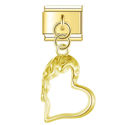 Enamel Reindeer & Sleigh Dangle Charm