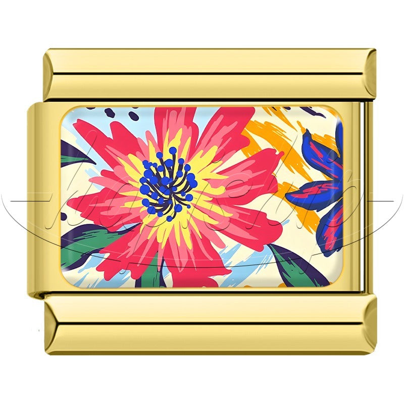 Golden Colors Flower  TZ089-Gold