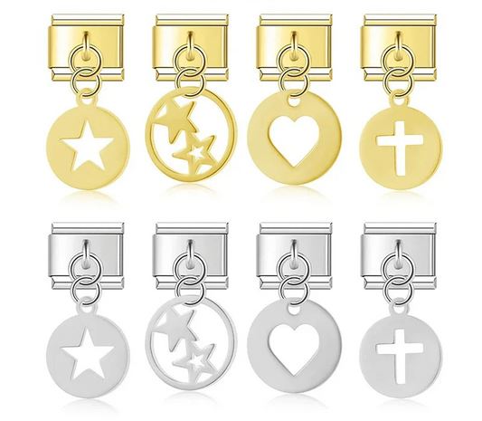 Round Star Heart Cross DJ1512