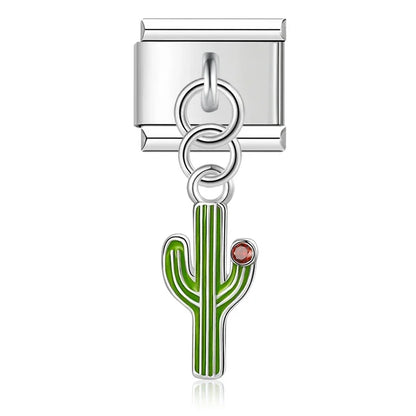 Cute Dragonfly Unicorn Owl Butterfly charms – cactus charm, Italian charm bracelet charm by Charmtastic