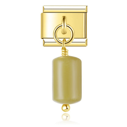 Simple Colorful Cylinder  golden charms