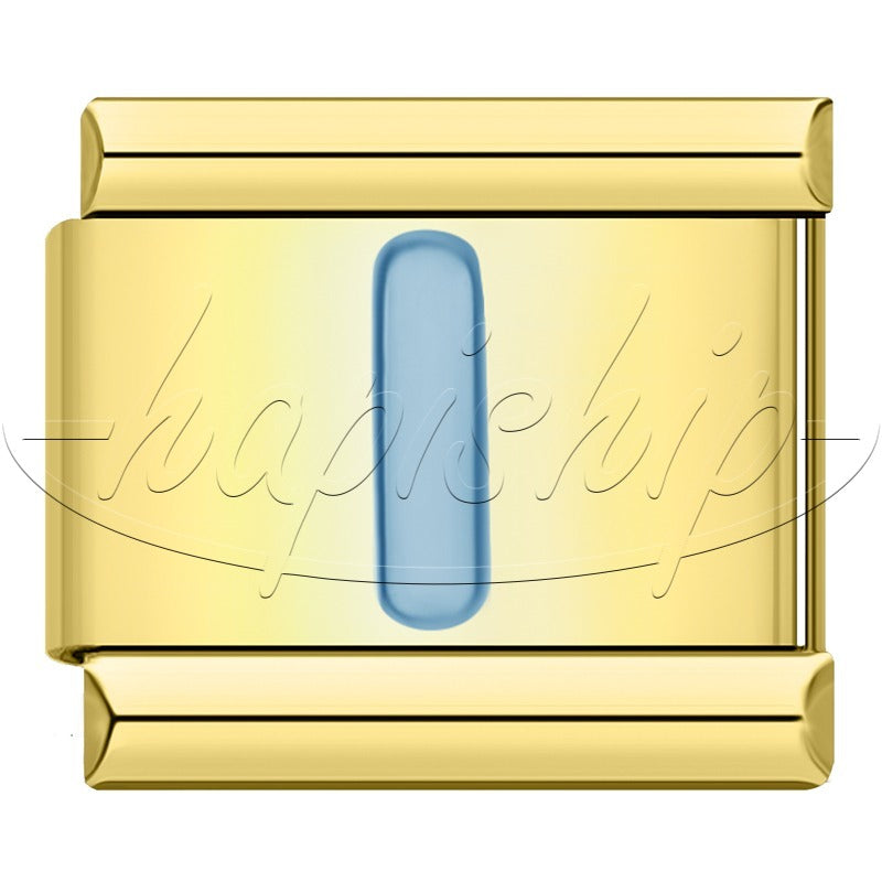 Golden Blue 26 Letter DJ1821