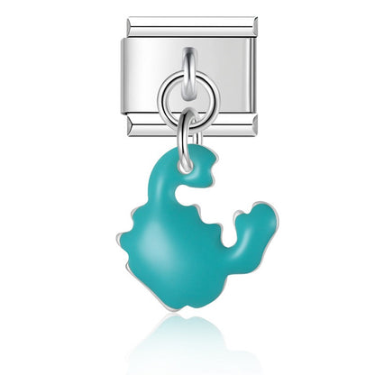 Twisted Metal Rope Single Link Charm