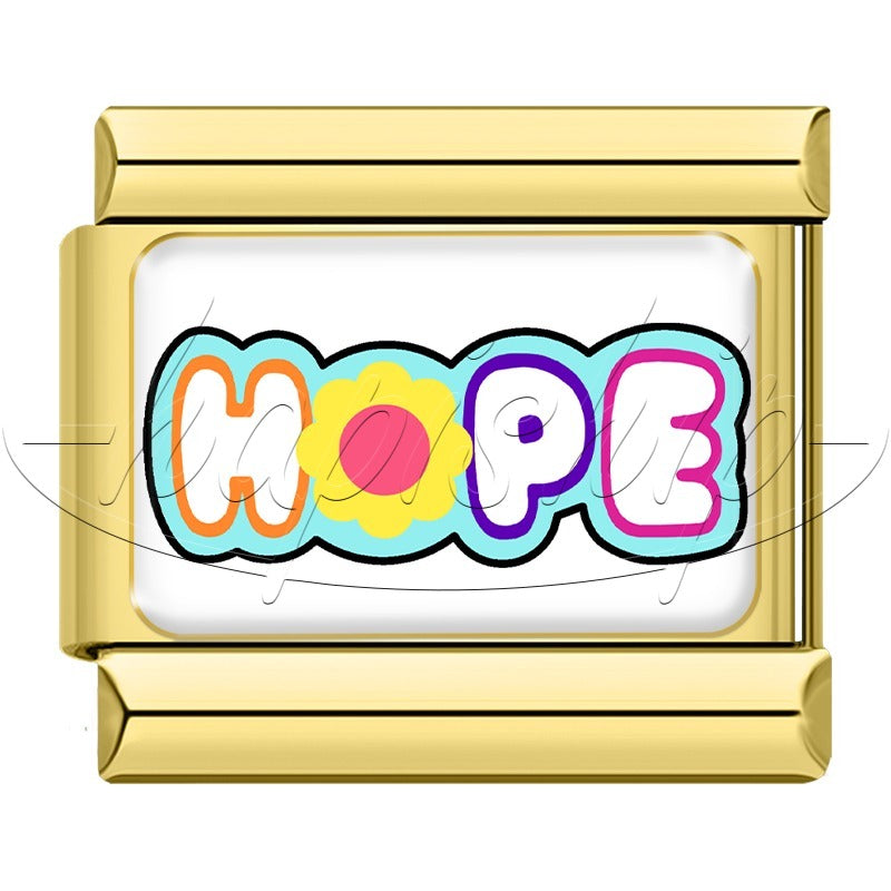 Golden Colored Hope Love Queen TZ022-Gold