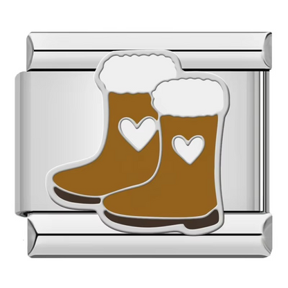 Winter Charms — Snowflake, Santa, Reindeer & More Italian Charms