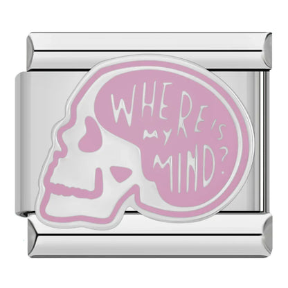 Daily Moods & Sassy Statement Enamel Italian Charms – Italian charm bracelet charm, design 3 of 6, by Charmtastic